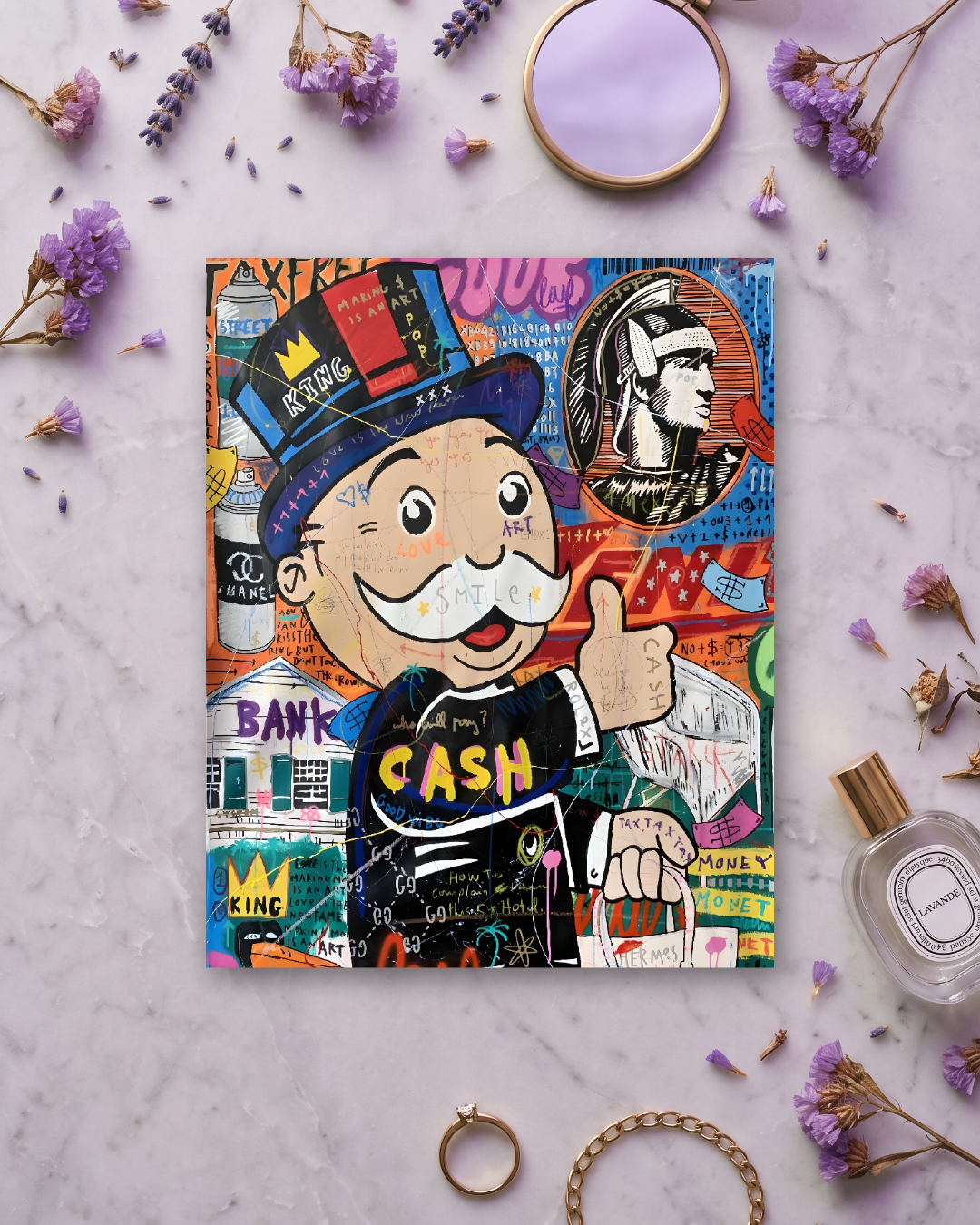Cuadro personalizado categoría Mystery Diseños, en vinilo sobre madera