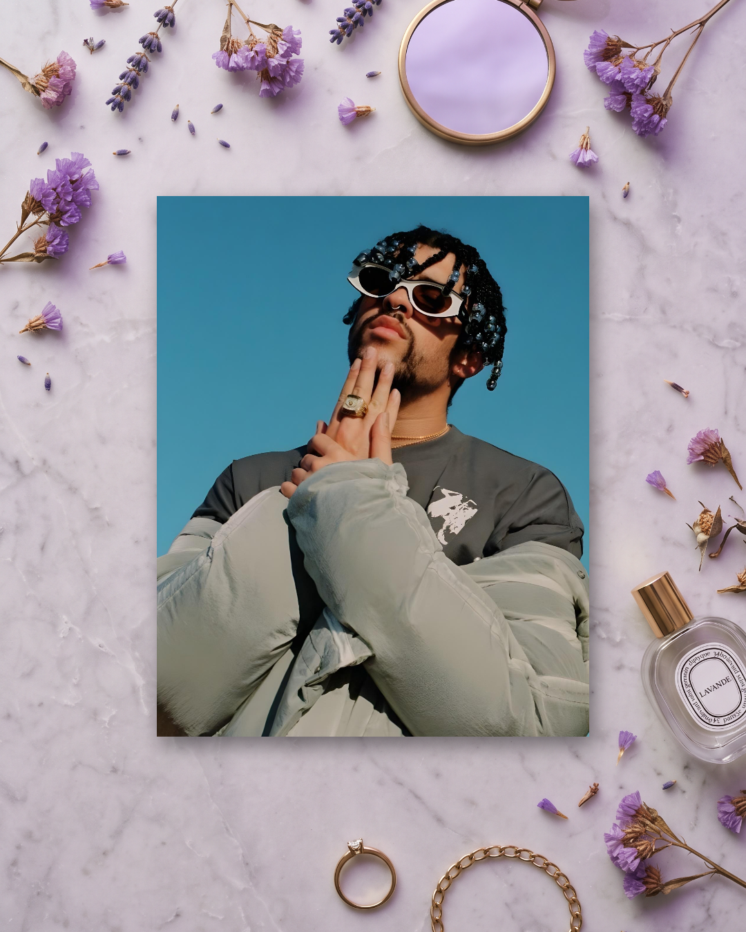 Cuadro personalizado categoría Música, en vinilo sobre madera