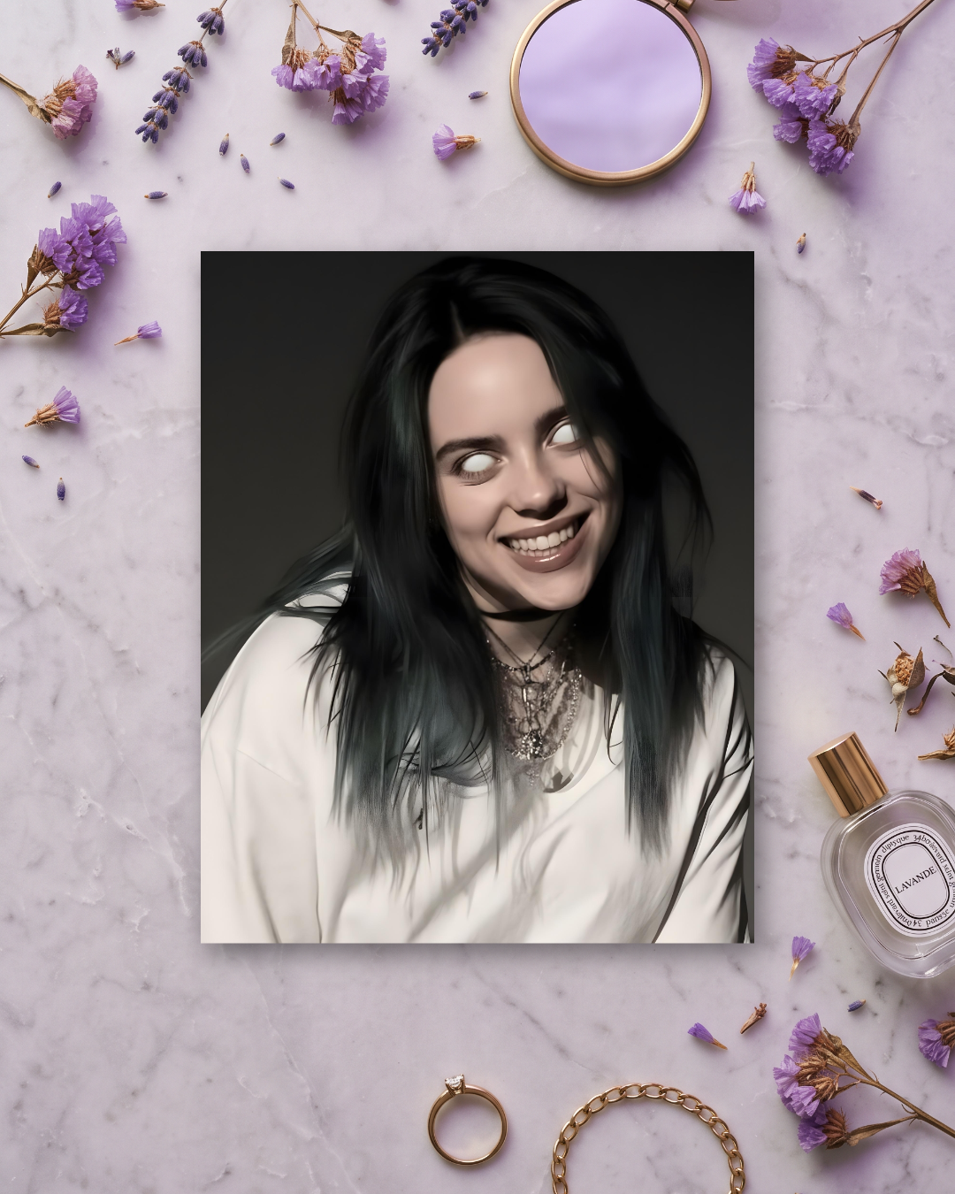 Cuadro personalizado categoría Música, en vinilo sobre madera