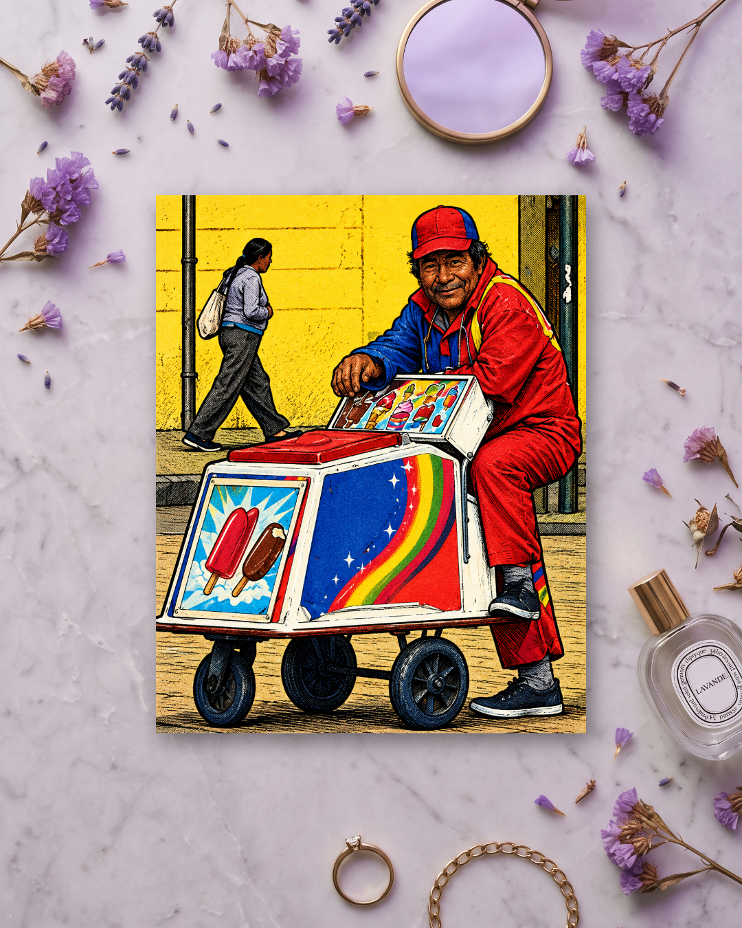 Cuadro personalizado categoría Mystery Diseños, en vinilo sobre madera